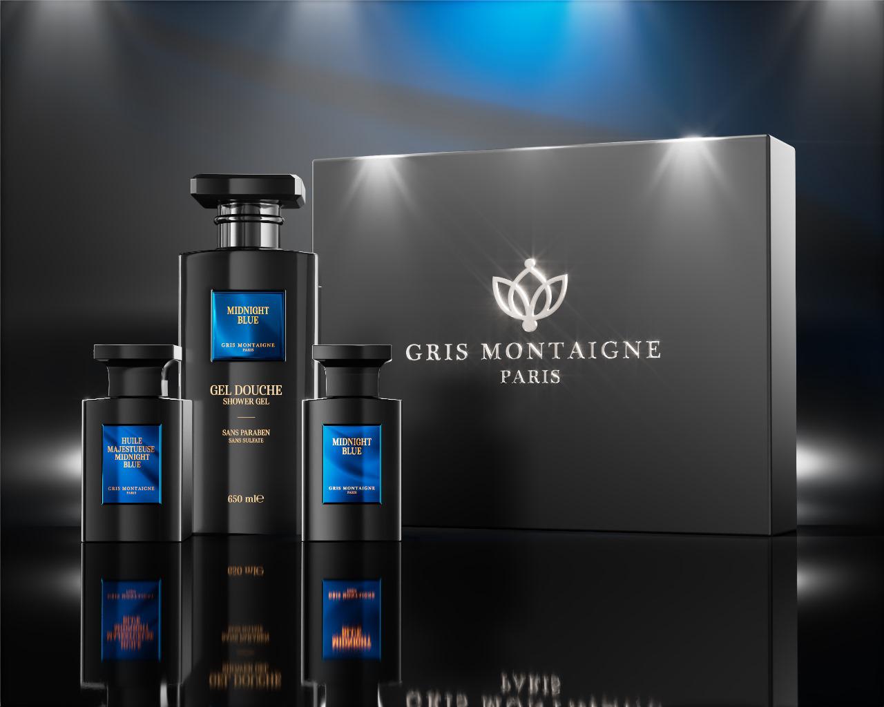 Coffret Gris Montaigne Homme - Blue Midnight