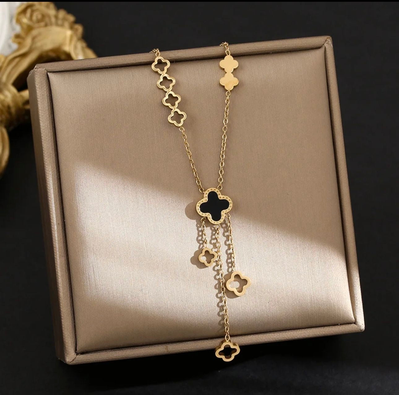 Collier style Trèfle multi (Acier inoxydable)