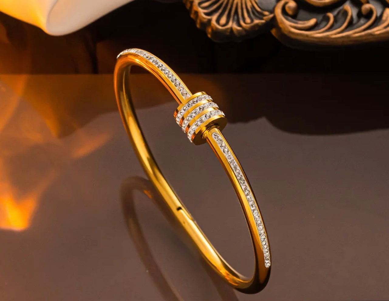 Bracelets Jonc Tendance (Acier inoxydable)