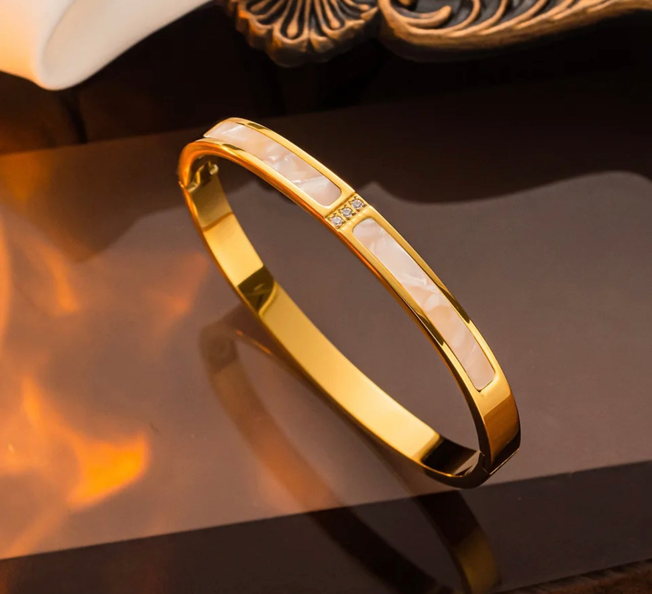 Bracelets Jonc Tendance (Acier inoxydable)