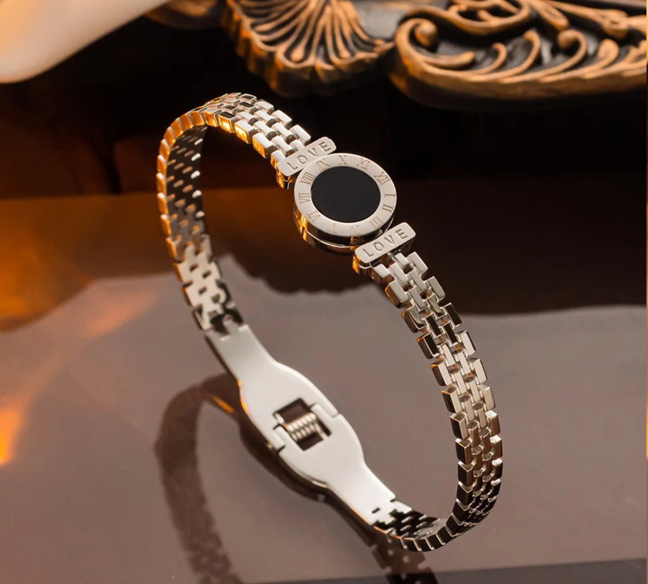 Bracelets Jonc Tendance (Acier inoxydable)