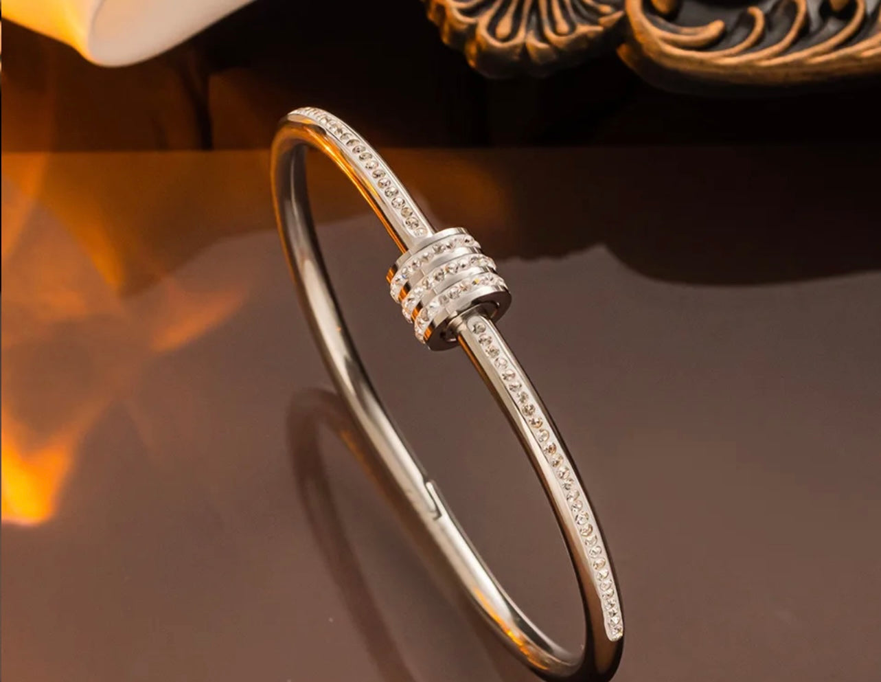 Bracelets Jonc Tendance (Acier inoxydable)