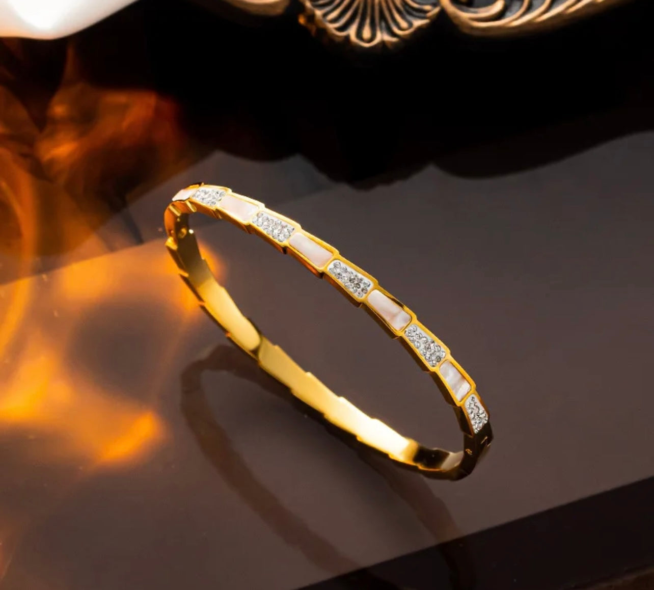 Bracelets Jonc Tendance (Acier inoxydable)