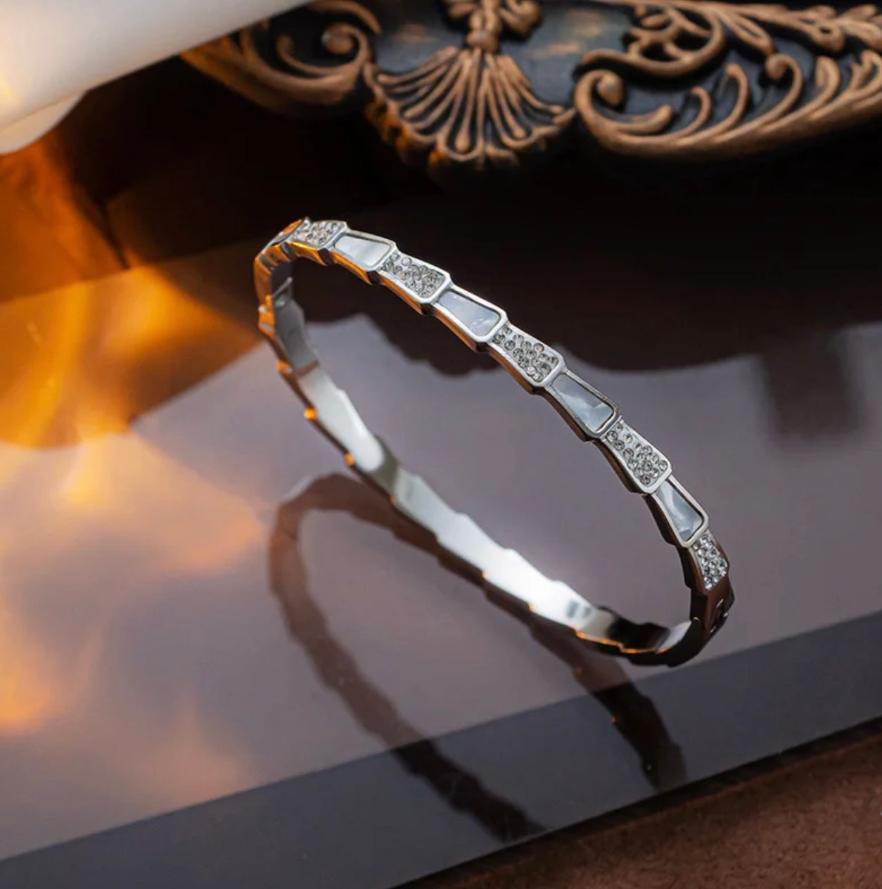 Bracelets Jonc Tendance (Acier inoxydable)