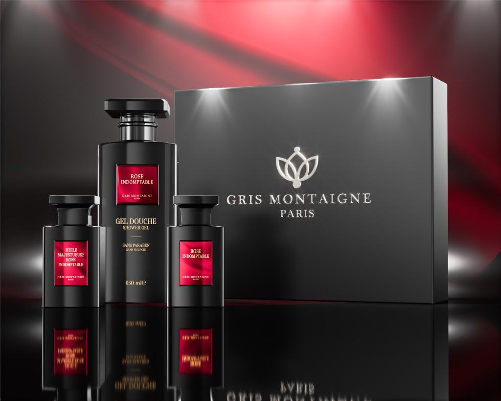 Coffret Gris Montaigne Mixte - Rose Indomptable