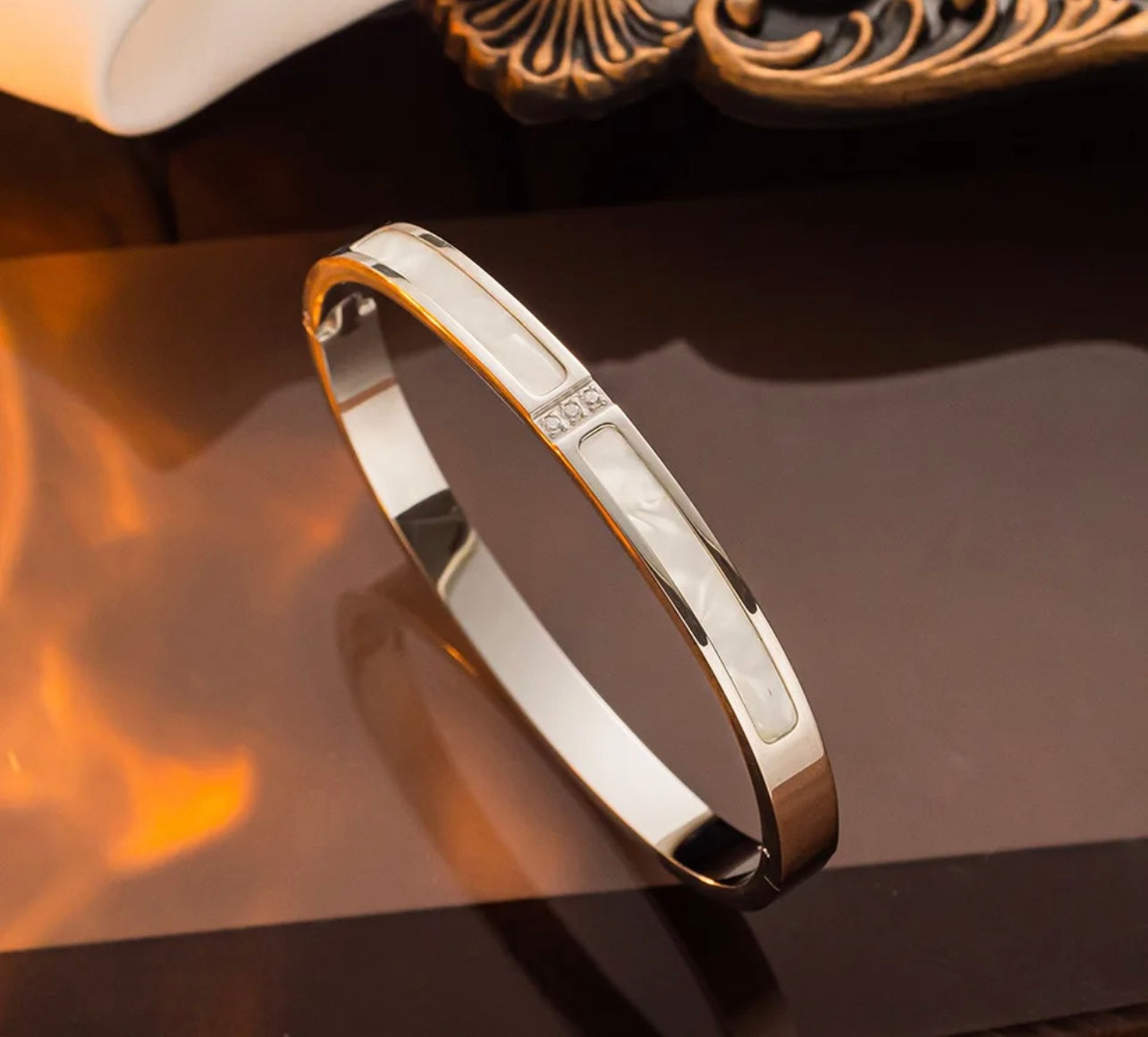 Bracelets Jonc Tendance (Acier inoxydable)
