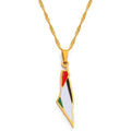 Collier Palestine (Acier inoxydable)