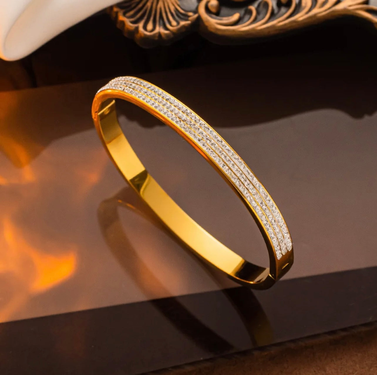 Bracelets Jonc Tendance (Acier inoxydable)